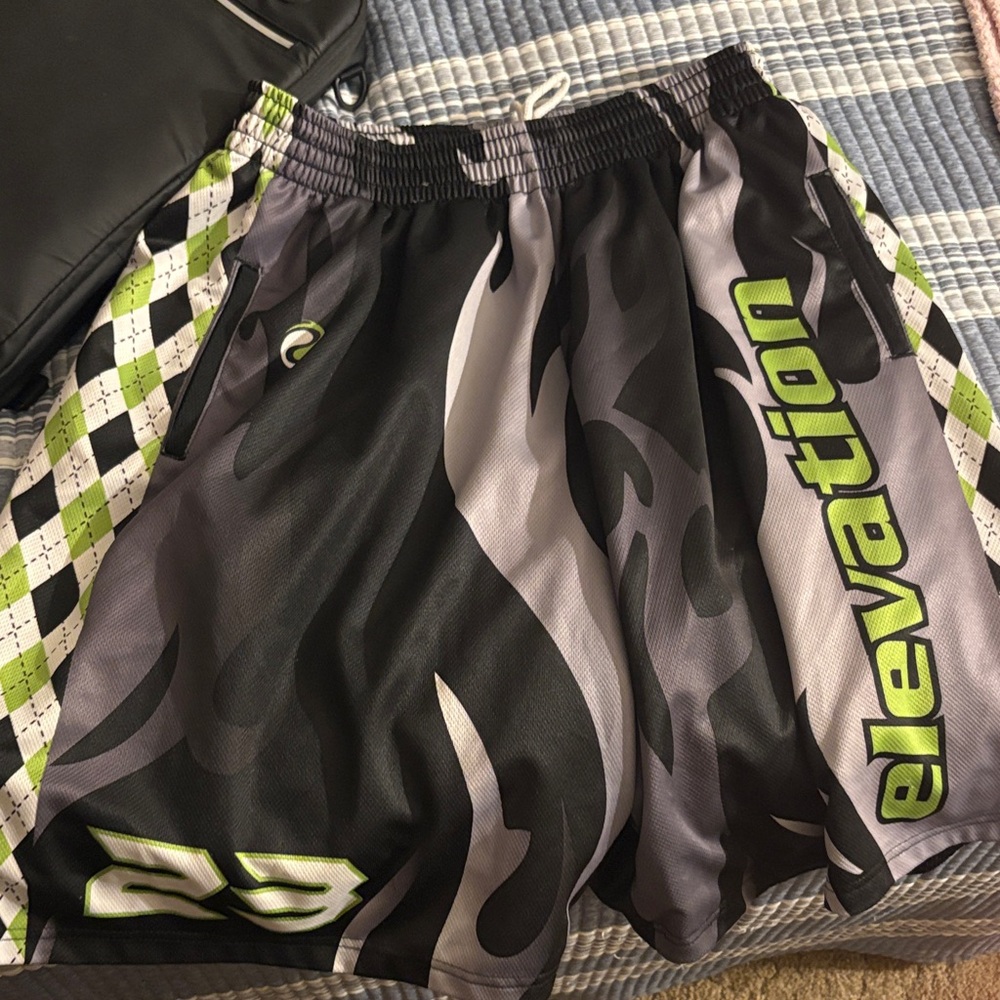 Black and Gray Men's Shorts